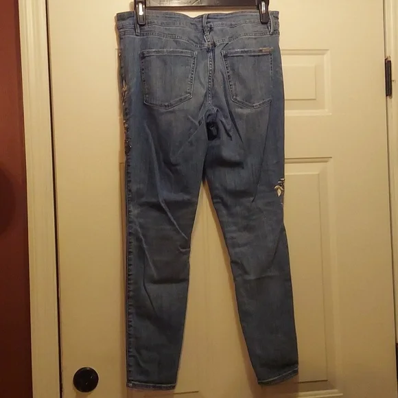 Women's WHBM Embellished Jeans - Picture 6 of 8